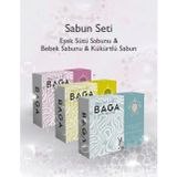 Baga Eşek Sütü Sabunu & Bebek Sabunu & Kükürtlü Sabun Seti