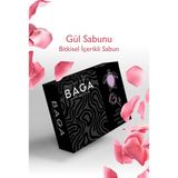 Baga Gül Sabunu Bitkisel İçerik ile Tüm Ciltler için Yumuşak Temizlik 125 gr - gulsabun