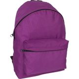 Bagacar 126 Mor Su Geçirmez Kumaş Unisex Günlük ve Okul Sırt Çantası, Ayarlanabilir Askılı 20L, 43x30x12 cm