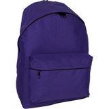 Bagacar 126 Su Geçirmez Kumaş Lila Unisex Günlük ve Okul Sırt Çantası 43x12x30 cm – Şık ve Dayanıklı Tasarım