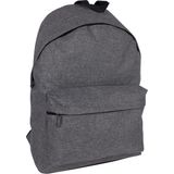 Bagacar 126 Su Geçirmez Kumaş Unisex Günlük Okul ve Seyahat Sırt Çantası, Ayarlanabilir Askılı 43x12x30 cm - Gri