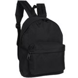 Bagacar 126XS Siyah Küçük Günlük ve Okul Sırt Çantası