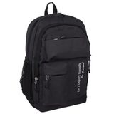 Bagacar 20101 Unisex Günlük Ve Okul Sırt Çantası Siyah Siyah Tek Beden Unisex