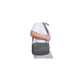 Bagacar 216 Klinkır Kaliteli Kumaş Çapraz Omuz Çantası Gri