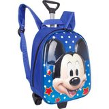 Bagacar 30x25x10 CM MN Miky Mavi Tekerlekli Çocuk Sırt Çantası