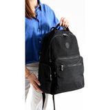 Bagacar Bolsas 1094 Su Geçirmez Ithal Krinkıl Kumaş Laptop Bölmeli Okul ve Günlük Sırt Çantası Siyah - OKUL VE GÜNLÜK SIRT ÇANTASI - 0TB-Siyah - 45*31*18