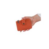 Bagacar Bozuk Para Bölmeli Kullanışlı Küçük Kartlık Cüzdan Turuncu Turuncu Tek Beden Unisex