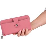 Bagacar Bozuk Para ve Telefon Bölmeli Kullanışlı Cüzdan Pembe - Açık Pembe