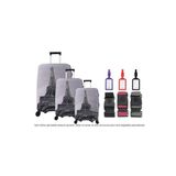 Bagacar Eyfel 3Lü Set Valiz Kılıfı, 3 Lü Valiz Kemeri, 3Lü Valiz Etiketi