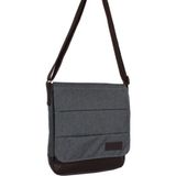 Bagacar Lacivert Unisex 13" 14" Laptop Mac Air Postacı Çantası - Küçük Boy