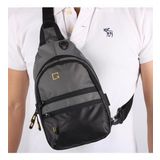 Bagacar Mega Model 1033 Gri Unisex Body Bag Omuz Çantası