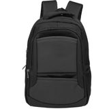 Bagacar Okul ve Günlük Laptop Bölmeli Su Geçirmez Sırt Çantası Siyah - laptop çantası - 47*40*16