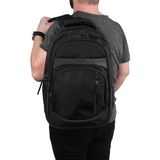 Bagacar Okul ve Günlük Laptop Bölmeli Su Geçirmez Sırt Çantası Siyah - LAPTOP ÇANTASI - 48*42*17