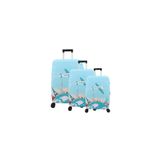 Bagacar Plane Buyuk Orta Kabin Boy İcin 3 Lu Valiz Kilifi