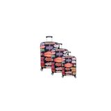 Bagacar Sehirler2 Buyuk Orta Kabin Boy İcin 3 Lu Valiz Kilifi