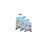Bagacar Travel Buyuk Orta Kabin Boy İcin 3 Lu Valiz Kilifi