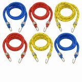 Bagaj Ahtapotu 6’lı Asorti Set, 100 cm Sabit Ve 1,5 Mt Uzayabilen Kalın Bagaj Lastiği, Kancalı Gergi İpi, Araba, Bisiklet, Motosiklet ve Yük Sabitleme İçin Dayanıklı Taşıma Aparatı