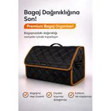 Bagaj Çantası Oto Bagaj Organizer Çift Kat Deri Su Geçirmez Kaymaz Katlanır Araç Düzenleyici - Drcx5