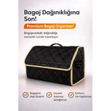 Bagaj Çantası Oto Bagaj Organizer Çift Kat Deri Su Geçirmez Kaymaz Katlanır Araç Düzenleyici - Drcx6