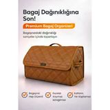 Bagaj Çantası Oto Bagaj Organizer Çift Kat Deri Su Geçirmez Kaymaz Katlanır Araç Düzenleyici - Drcx7