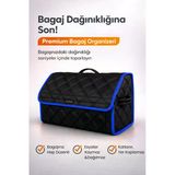 Bagaj Çantası Oto Bagaj Organizer Çift Kat Deri Su Geçirmez Kaymaz Katlanır Araç Düzenleyici - Drcy3