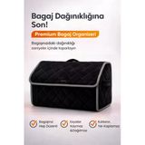 Bagaj Çantası Oto Bagaj Organizer Lüks Tay Tüyü Su Geçirmez Kaymaz Katlanır Düzenleyici - X4