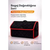 Bagaj Çantası Oto Bagaj Organizer Lüks Tay Tüyü Su Geçirmez Kaymaz Katlanır Düzenleyici - Y1