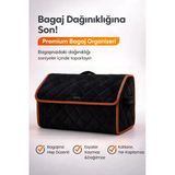Bagaj Çantası Oto Bagaj Organizer Lüks Tay Tüyü Su Geçirmez Kaymaz Katlanır Düzenleyici - Y5