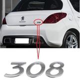 Bagaj Kapak Yazısı ( 308 ) Peugeot 308 2008-2013 8665vg