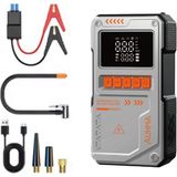 Bagajon Auhma A8822 Jump Starter / Akü Takviye Cihazı | 4'ü 1 Arada Powerbank, Hava Kompresörü,10.000MAH 150PSI Gri
