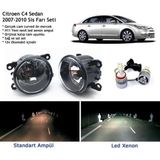 Bagajon Citroen C4 Sedan 2007-2010 Beyaz LED Xenon Sis Farı Seti