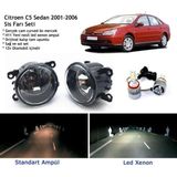 Bagajon Citroen C5 Sedan 2001-2006 Beyaz LED Xenon Sis Farı Seti