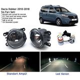 Bagajon Dacia Dokker Beyaz LED Xenon Sis Farı Seti
