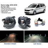 Bagajon Dacia Lodgy Beyaz LED Xenon Sis Farı Seti