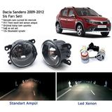 Bagajon Dacia Sandero 2009-2012 Beyaz LED Xenon Sis Farı Seti