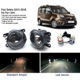 Bagajon Fiat Doblo 2015-2018 Beyaz LED Xenon Sis Farı Seti