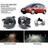 Bagajon Ford C-Max 2005-2010 Beyaz LED Xenon Sis Farı Seti