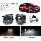 Bagajon Renault Megane Hb 2008-2015 Beyaz LED Xenon Sis Farı Seti