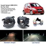 Bagajon Suzuki Splash 2008-2014 Beyaz LED Xenon Sis Farı Seti