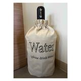 Bagand Krem Water Please Drink More Baskılı Damacana Kılıfı
