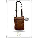 Bagard Orenda Deri Postacı Çantası 2022 Kadın İçin Ergonomik Tasarım 17X25CM - Kahverengi