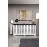 Bagax Ahşap ve Modern Petek Gizleme Ön Panel Mdf Şık Dresuar Iç Ölçü 156 cm Dış Ölçü 160 cm