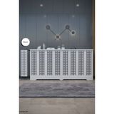 Bagax Ahşap ve Modern Petek Kaplama Mdf Ön Panel Şık Dresuar Iç Ölçü 156 cm Dış Ölçü 160 cm