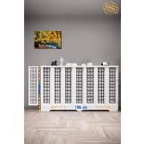 BAGAX Ayasofya Model, Beyaz Renk,iç Ölçü 136 Cm Dış Ölçü 140 Cm Petek Kaplama, Dresuar