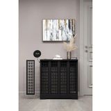 Bagax Dekoratif Modern Ahşap Kalorifer Peteği Kapatma Ünitesi Dresuar Iç Ölçü 76 cm Dış Ölçü 80 cm