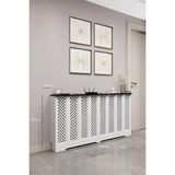 Bagax Estetik ve Şık Kalorifer Ön Panel Mdf Tasarım Dresuar Iç Ölçü 156 cm Dış Ölçü 160 cm