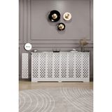 Bagax Kaliteli Şık Kalorifer Ön Panel Mdf Tasarım Şık Dresuar Iç Ölçü 156 cm Dış Ölçü 160 cm