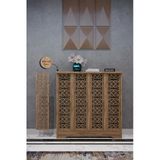 BAGAX Karatay Model, Çam Renk,iç Ölçü 76 Cm Dış Ölçü 80 Cm Petek Kaplama, Dresuar