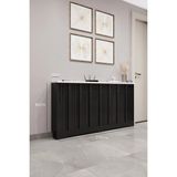 Bagax Modern Ahşap Şık Mdf Tasarım Radyatör Kapatma Panel Dresuar Iç Ölçü 156 cm Dış Ölçü 160 cm