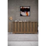 Bagax Modern Ahşap Şık Petek Kaplama Mdf Panel Gizleme Dresuar Iç Ölçü 156 cm Dış Ölçü 160 cm